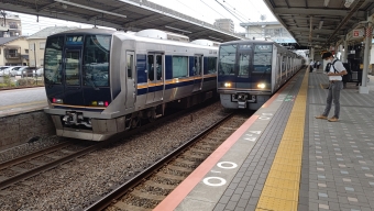 須磨駅から明石駅の乗車記録(乗りつぶし)写真