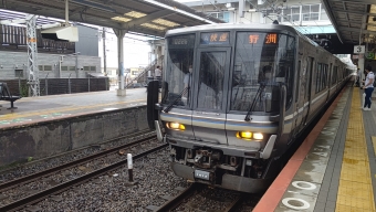 須磨駅から大阪駅の乗車記録(乗りつぶし)写真