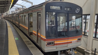 高槻市駅から淡路駅の乗車記録(乗りつぶし)写真