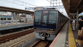 甲子園口駅から四条畷駅の乗車記録(乗りつぶし)写真