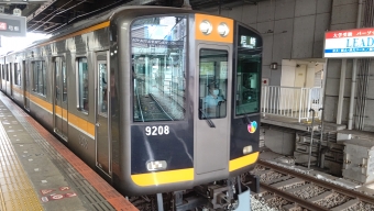 生駒駅から尼崎駅の乗車記録(乗りつぶし)写真
