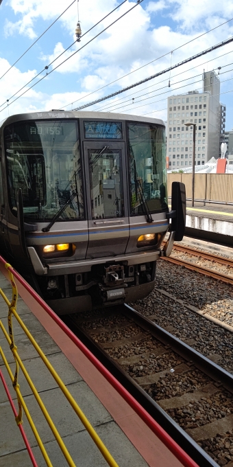 神戸駅から草津駅の乗車記録(乗りつぶし)写真