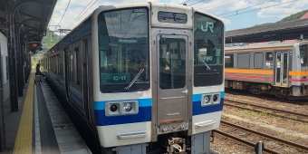 新見駅から総社駅の乗車記録(乗りつぶし)写真