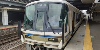 亀岡駅から京都駅の乗車記録(乗りつぶし)写真