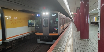 大阪上本町駅から尼崎駅の乗車記録(乗りつぶし)写真