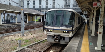 木津駅から加茂駅の乗車記録(乗りつぶし)写真