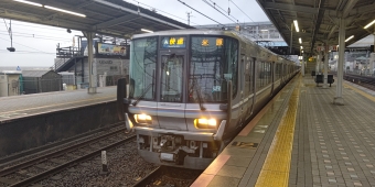 須磨駅から米原駅の乗車記録(乗りつぶし)写真