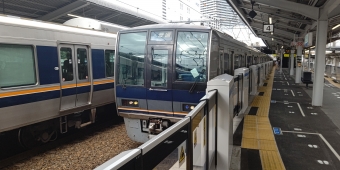 高槻駅から明石駅の乗車記録(乗りつぶし)写真