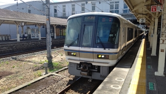 木津駅から京都駅の乗車記録(乗りつぶし)写真