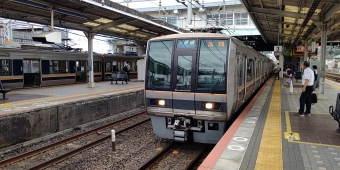須磨駅から高槻駅の乗車記録(乗りつぶし)写真