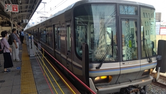 神戸駅から米原駅の乗車記録(乗りつぶし)写真