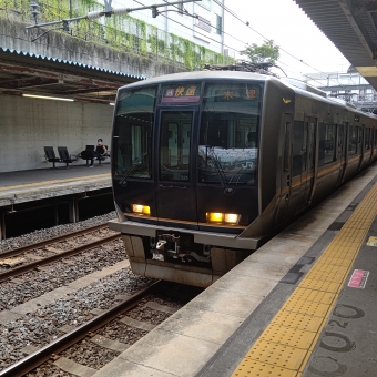 松井山手駅から木津駅の乗車記録(乗りつぶし)写真