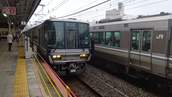 神戸駅から尼崎駅の乗車記録(乗りつぶし)写真