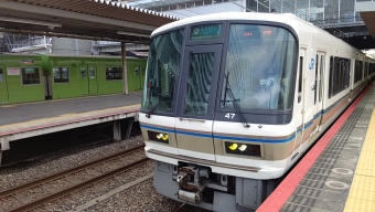 久宝寺駅から奈良駅の乗車記録(乗りつぶし)写真