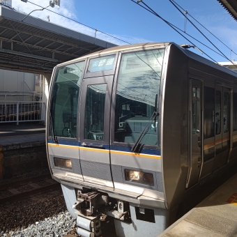 塩屋駅から高槻駅の乗車記録(乗りつぶし)写真