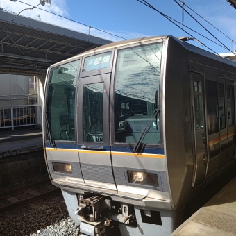 塩屋駅から尼崎駅の乗車記録(乗りつぶし)写真