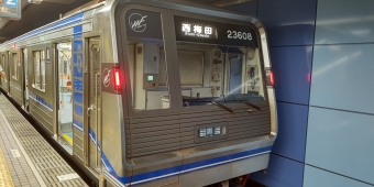 住之江公園駅から西梅田駅:鉄道乗車記録の写真