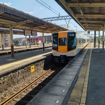 伊勢中川駅から近鉄名古屋駅の乗車記録(乗りつぶし)写真