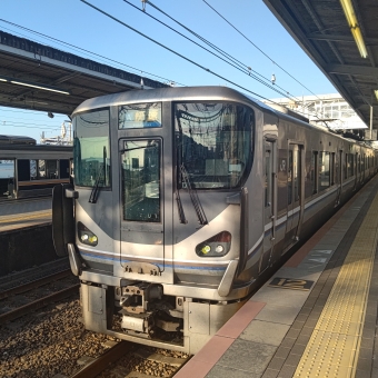 須磨駅から草津駅の乗車記録(乗りつぶし)写真
