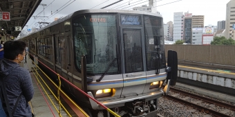 神戸駅から米原駅の乗車記録(乗りつぶし)写真