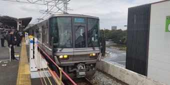 明石駅から近江塩津駅の乗車記録(乗りつぶし)写真