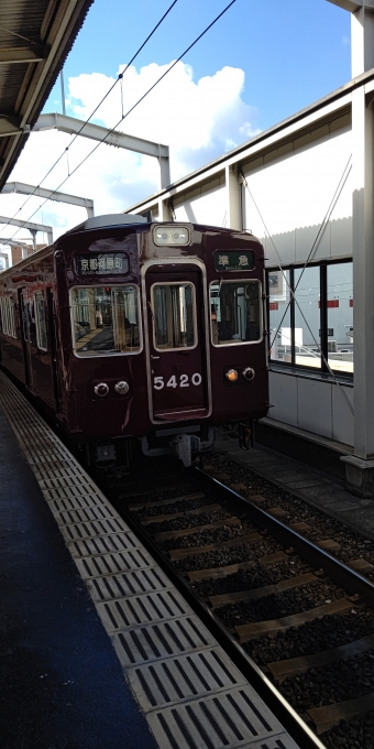 高槻市駅から桂駅:鉄道乗車記録の写真