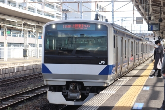 土浦駅から品川駅の乗車記録(乗りつぶし)写真