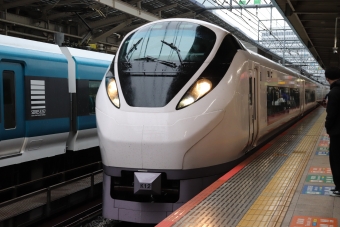 東京駅から友部駅の乗車記録(乗りつぶし)写真