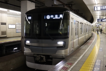 恵比寿駅から中目黒駅の乗車記録(乗りつぶし)写真