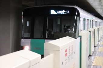 中島公園駅から大通駅の乗車記録(乗りつぶし)写真