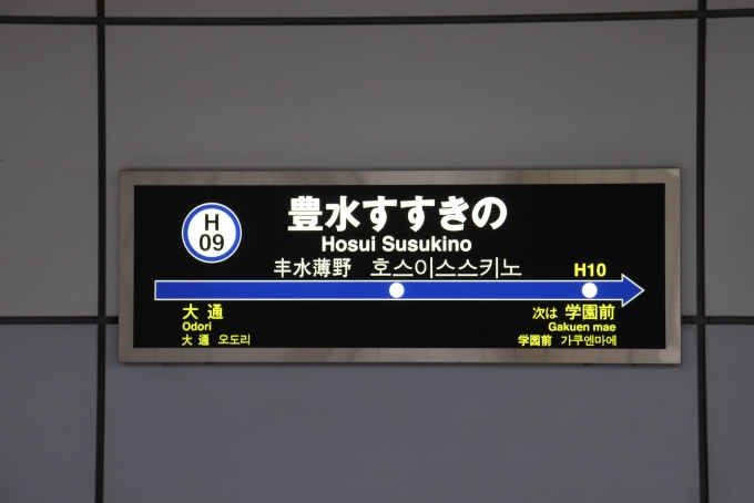 鉄道乗車記録の写真:駅名看板(19)        