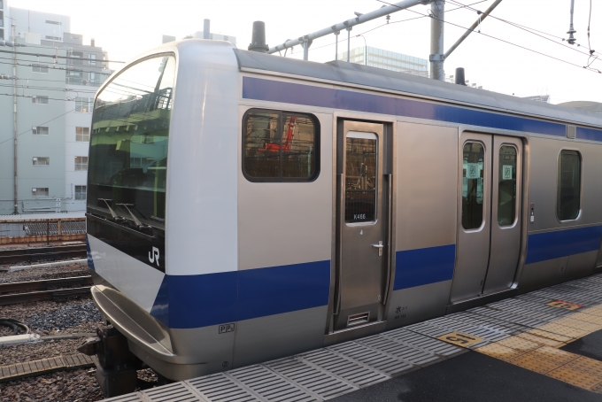 鉄道乗車記録の写真:乗車した列車(外観)(3)        「上野で降車後に撮影」