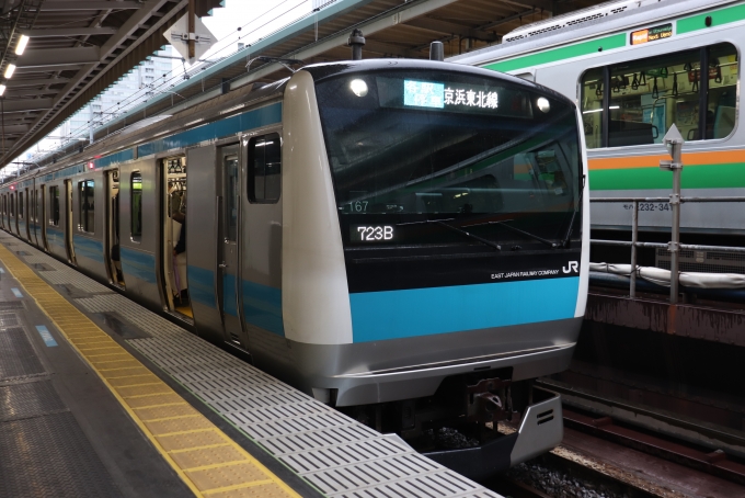 鉄道乗車記録の写真:乗車した列車(外観)(1)        「東京下車後に撮影」