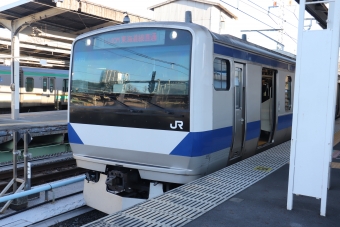 上野駅から新橋駅の乗車記録(乗りつぶし)写真
