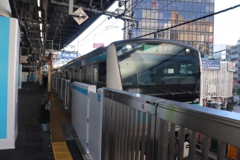 新橋駅から南浦和駅の乗車記録(乗りつぶし)写真