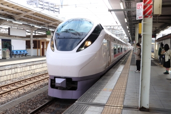 水戸駅から上野駅の乗車記録(乗りつぶし)写真