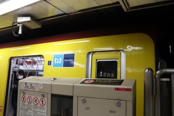 上野駅から赤坂見附駅の乗車記録(乗りつぶし)写真