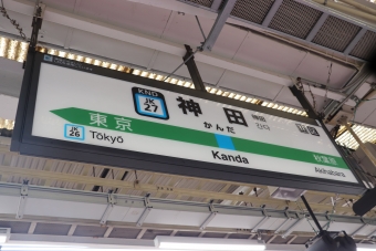 神田駅 写真:駅名看板