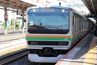 桶川駅から上野駅の乗車記録(乗りつぶし)写真