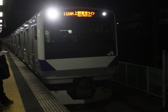土浦駅から東京駅の乗車記録(乗りつぶし)写真