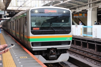上野駅から神保原駅の乗車記録(乗りつぶし)写真