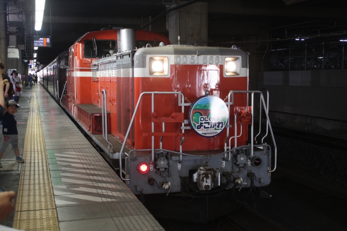 鉄道乗車記録の写真:乗車した列車(外観)(4)        「DLレトロぐんまよこかわの牽引機
DD51 888」