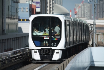 東京国際クルーズターミナル駅から台場駅の乗車記録(乗りつぶし)写真