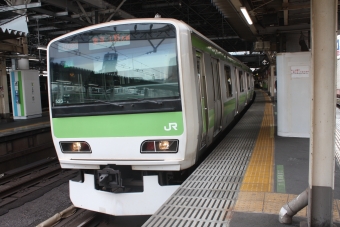 新橋駅から有楽町駅の乗車記録(乗りつぶし)写真