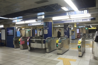 銀座一丁目駅から永田町駅の乗車記録(乗りつぶし)写真