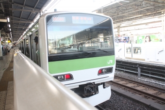渋谷駅から上野駅の乗車記録(乗りつぶし)写真