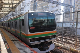 武蔵小杉駅から恵比寿駅の乗車記録(乗りつぶし)写真
