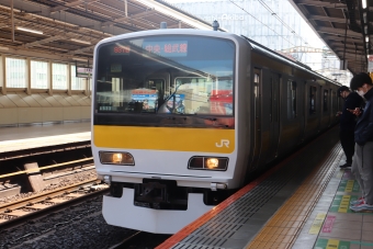 秋葉原駅から市ケ谷駅の乗車記録(乗りつぶし)写真