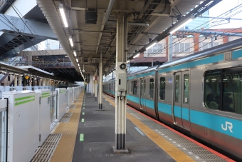 浜松町駅から品川駅の乗車記録(乗りつぶし)写真