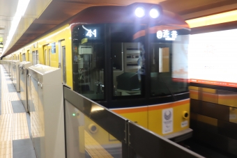 京橋駅から新橋駅の乗車記録(乗りつぶし)写真